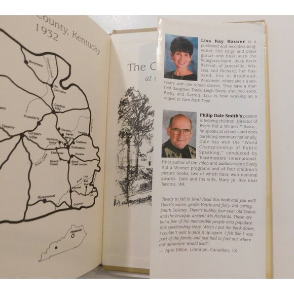 Turn Back Time Lisa Kay Hauser & Philip Dale Smith Signed 2000 Hardcover Jacket - Picture 4 of 6